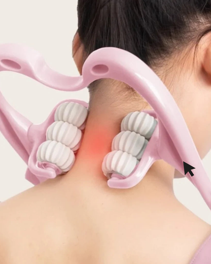 Masajeador De Cuello Con Rodillo