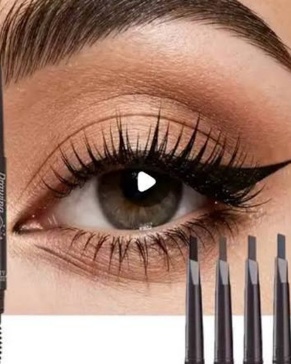 Delineador De Cejas 4 Puntas Tinta Sem